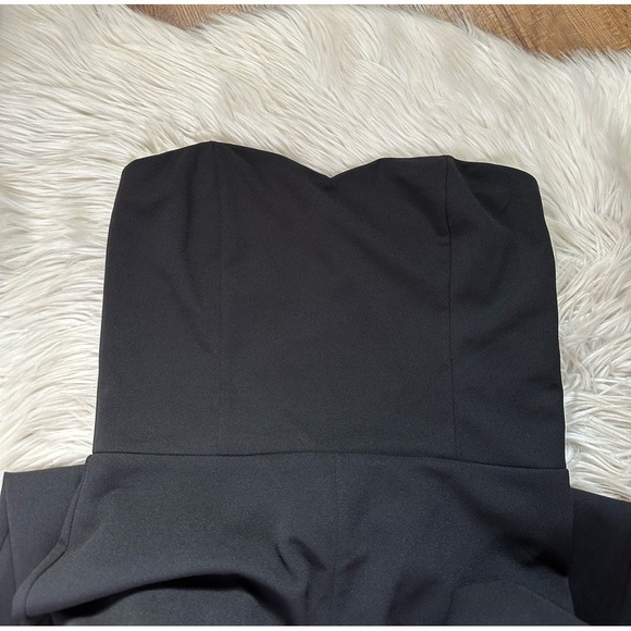 LULU’S Edith Black Strapless Wide-Leg Jumpsuit - Picture 7 of 8